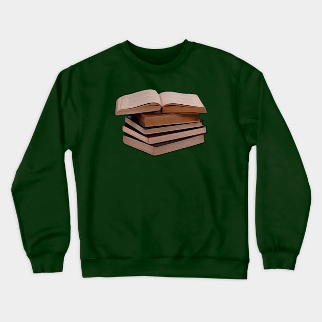 Books Crewneck Sweatshirt by ZIID ETERNITY